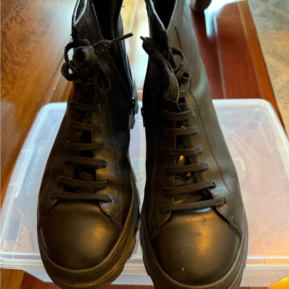 Men’s Black Leather camper Brutus Boots size 43 - Picture 4 of 6